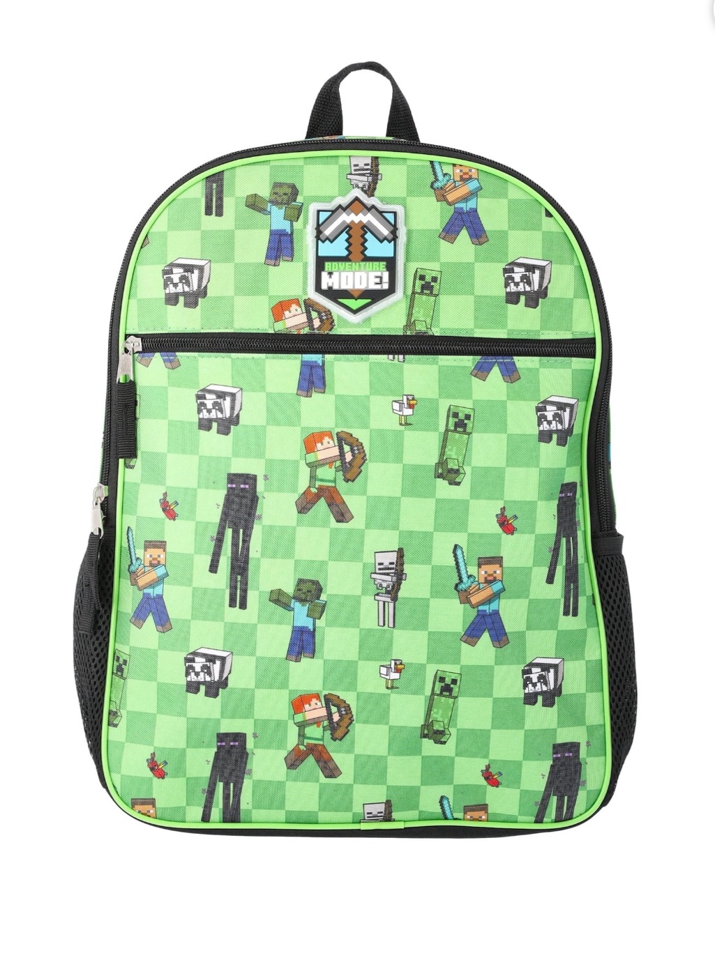Minecraft Boys 16" Backpack, Green